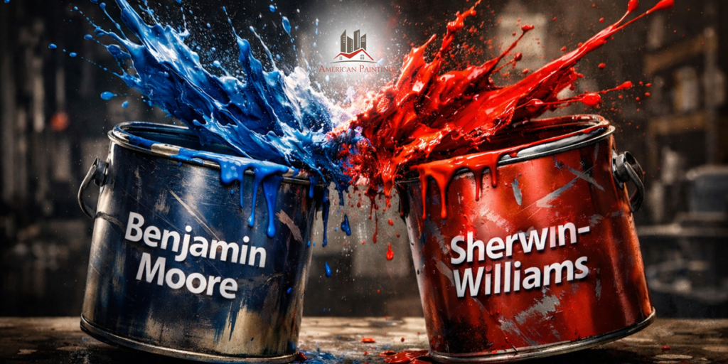 What is Better Quality, Sherwin-Williams or Benjamin Moore? 1 Benjamin Moore Vs Sherwin Williams - American Painting