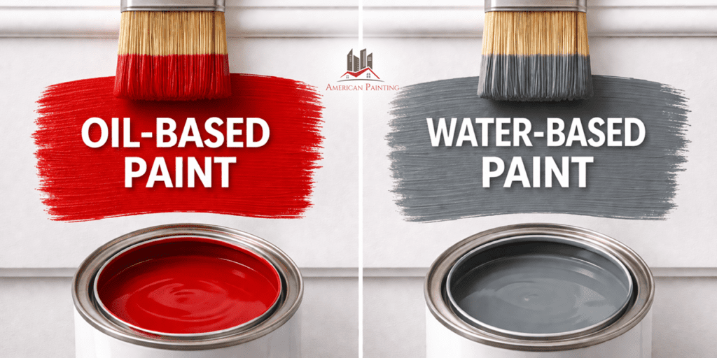 Oil Based Paint Vs Water Based Paint - American Painting